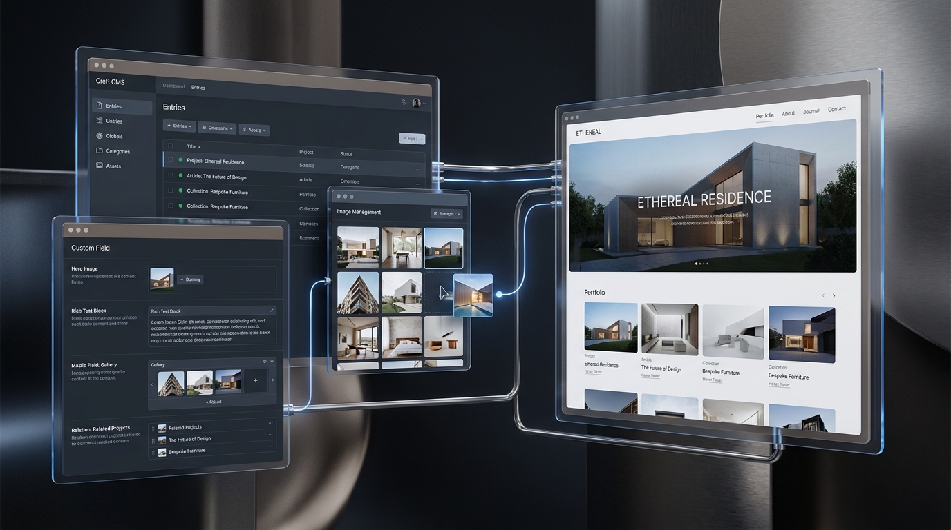Craft CMS wireframes at NexGravision
